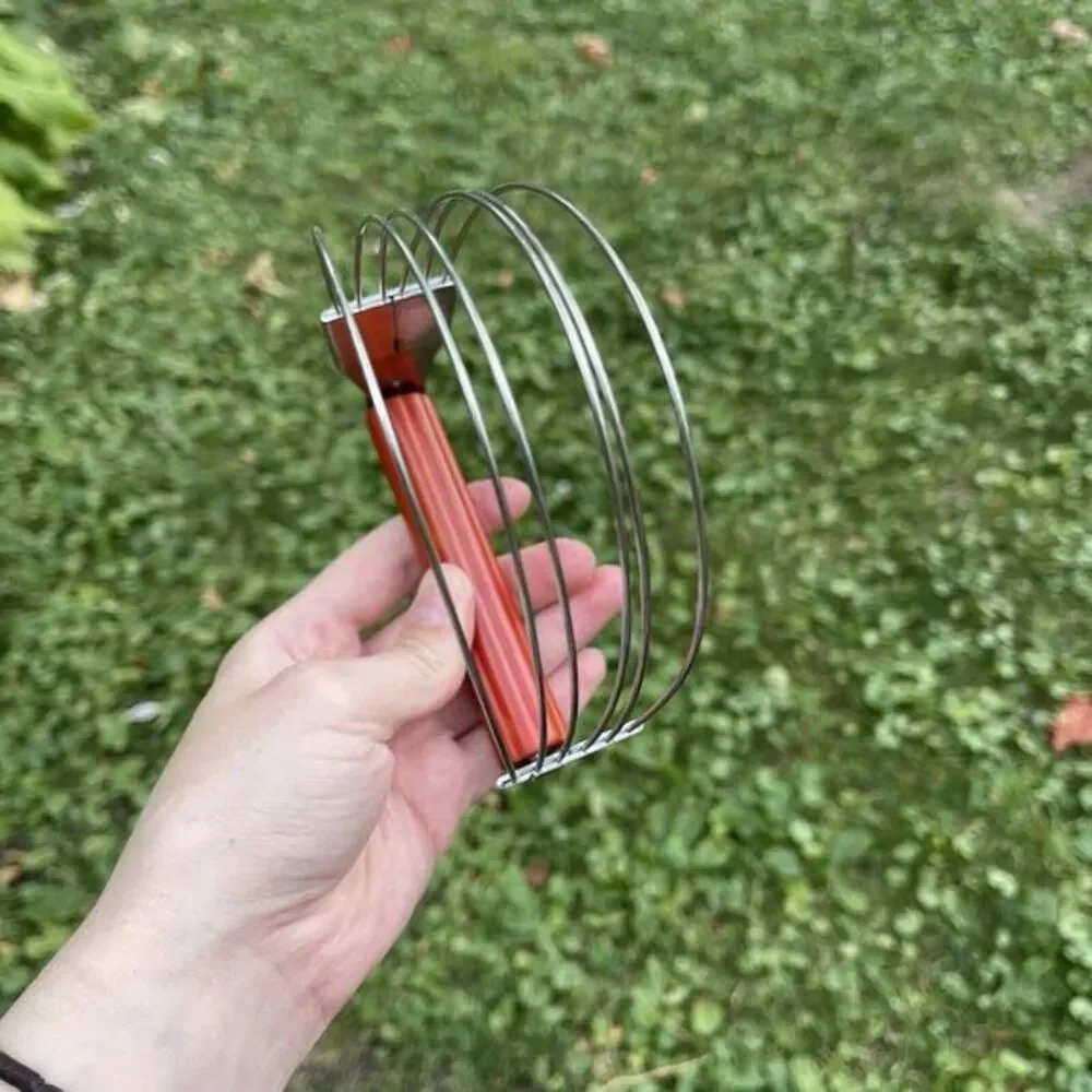 Vintage 1950's Androck Pastry Dough Blender Cherry Red Catalin Bakelite Utensils